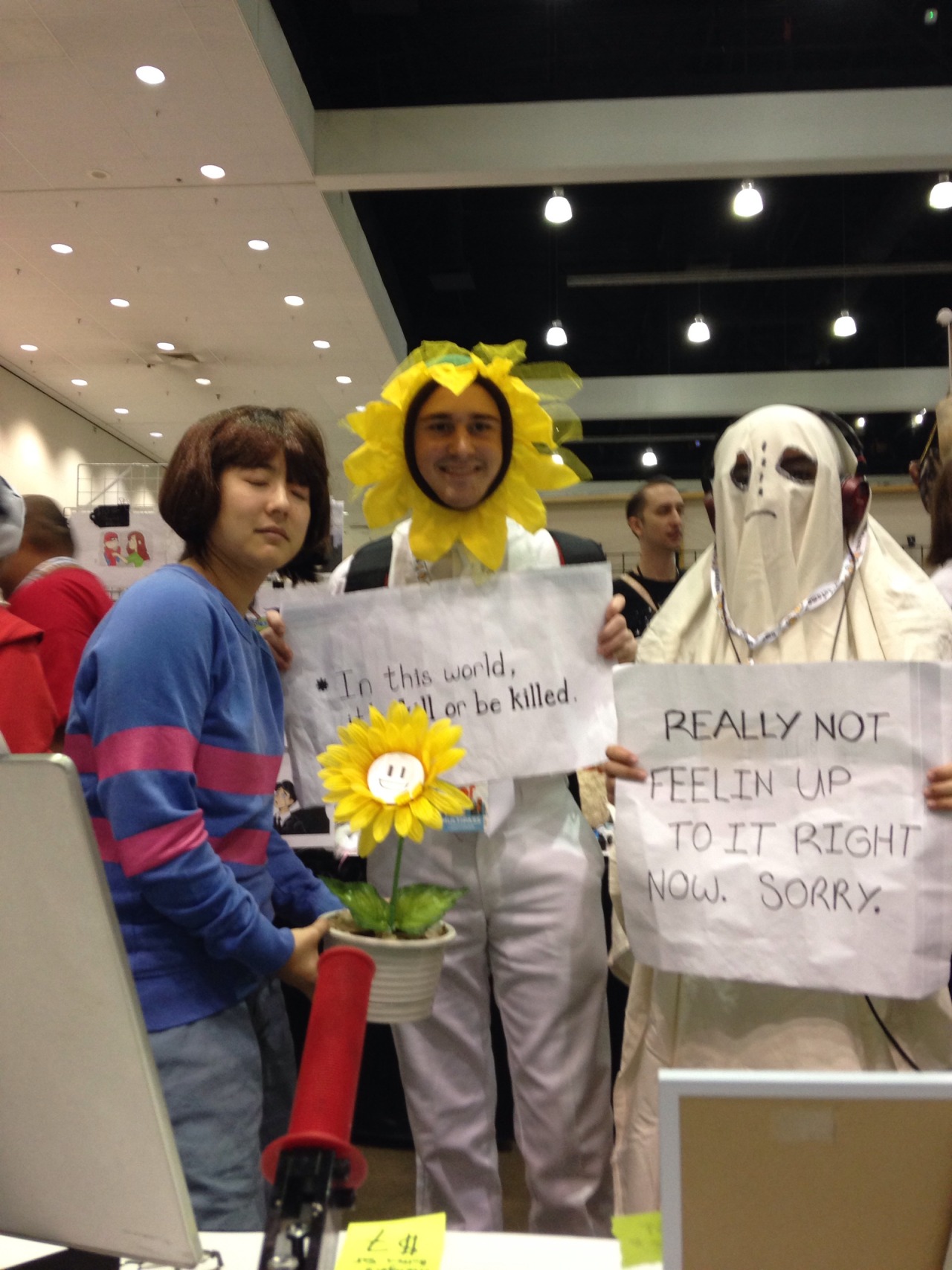 Last day of Comikaze was amazing too!! The gentleman who was Papyrus looked FABULOUS