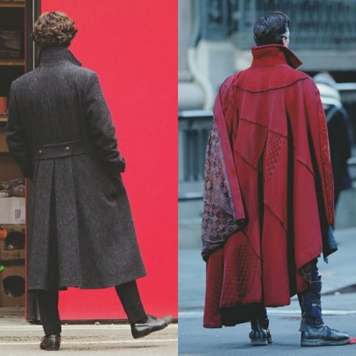 simpleanddestructivechemistry: holmesianscholar: wtsnhlms: From Sherlock to Doctor Strange. Wow he &