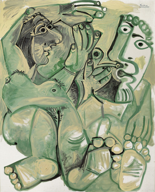 Pablo Picasso - Homme et femme nus (1968)