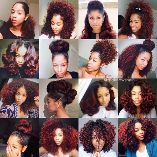 Yes honey! @moknowshair Some 2015 hair highlights…the versatility of natural hair!  #moknowshair #2F