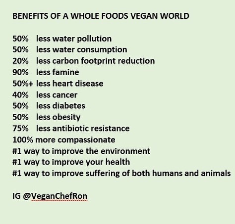 The Benefits of a Vegan World . #vegan #veganinspiration #veganinspo #plantbasedlifestyle #veganlife