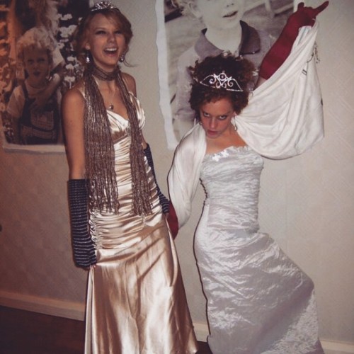 taylorswift:My date to the Grammys is…….. @abigail_lauren!! We’ll try to dress as well in 2015 as w