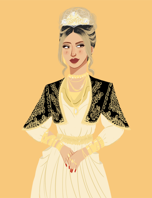 legrandcaptain:traditional albanian costume for a wedding.