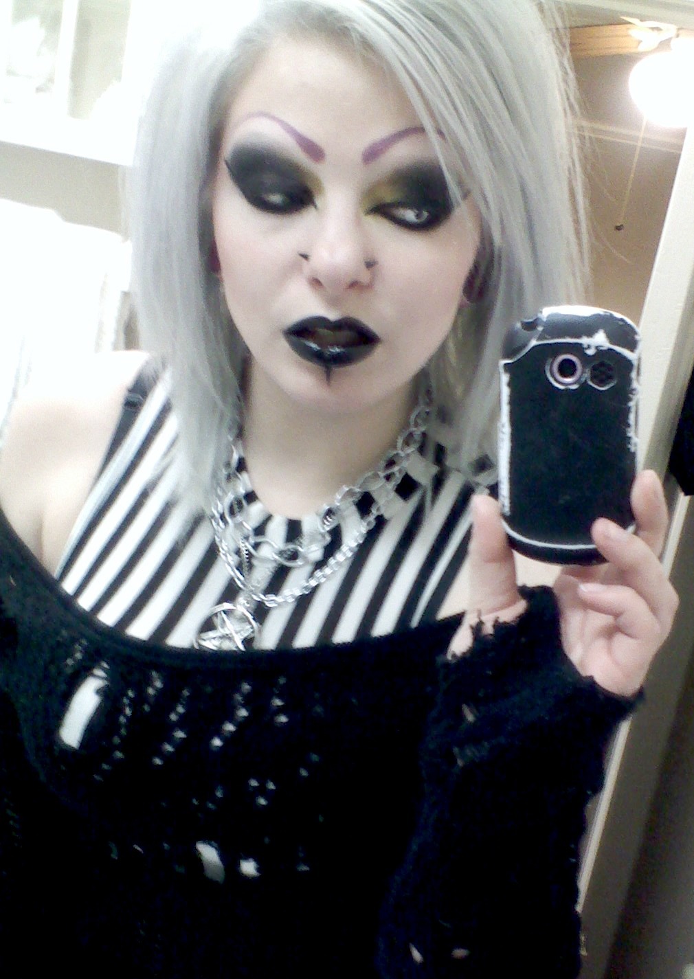 benzocainekisses:  Saw Skinny Puppy for the second time tonight. Assholes wanted