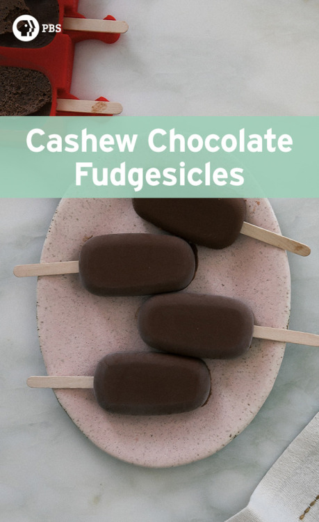 Cashew Chocolate Fudgesicles from PBS Food