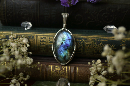 Colorful labradorite pendants in sterling silver handmade by me.Available at my Etsy Shop - Sedna 90