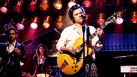 Harry Styles as the musical guest on Saturday Night Live April 15th, 2017