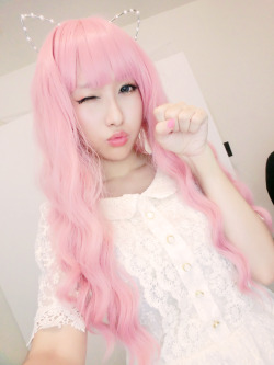 catherineanh:  Pink Wig~ 