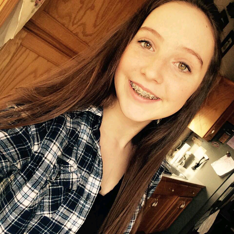 alliegirllove:  Someone asked me to smile but I just hope you guys don’t laught
