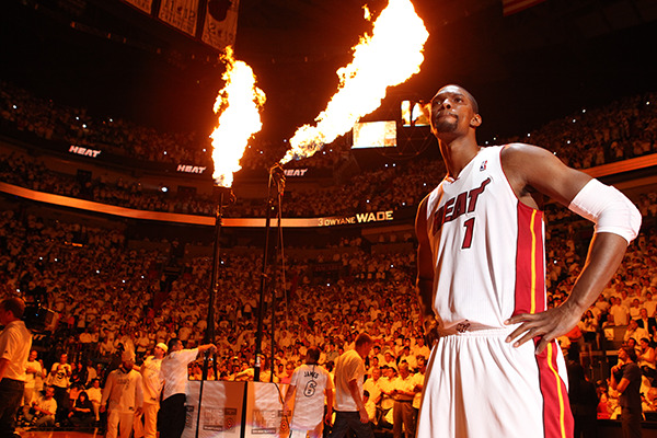 themiamiheat:  Chris Bosh exploded for 25 points in Game 4 Photo Credit: Issac Baldizon