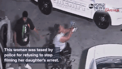dontshootus: Cops tased a woman in a wheelchair  for filming