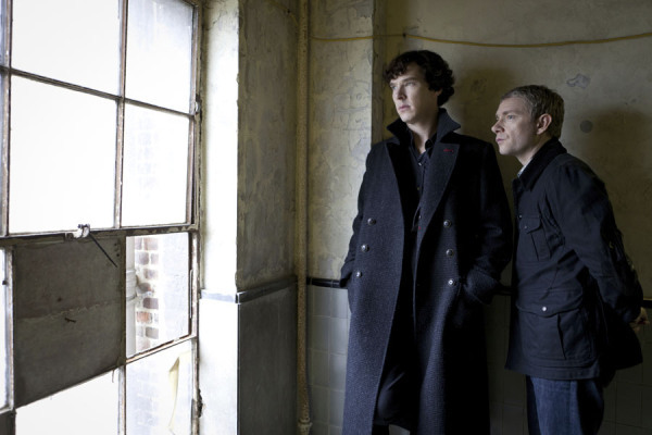 laughawake:  (After Sherlock ripped off the explosive coat from John) John Watson: