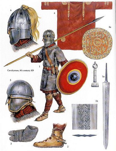 Roman cavalryman, 4th century AD