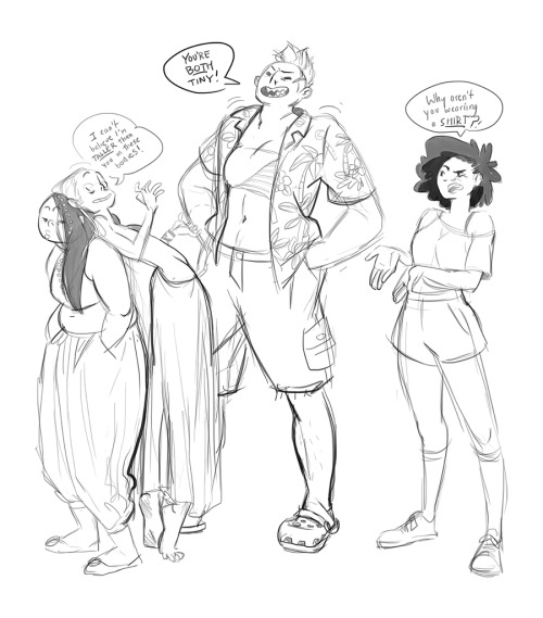 katleyh: katleyh:Here’s some more EARLY concept art for the main characters in my new OGN, Thirsty M