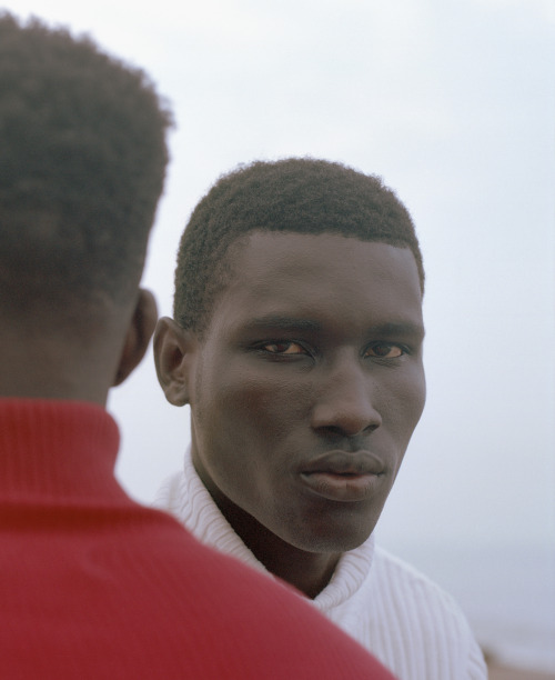 ohthentic:  sickymag: KYLE for sickymag.com Photography Kyle WeeksFashion Nana PaònModels Maxwell Annoh and Prince Tona   Oh