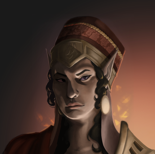 lilliah:A repaint of an older painting of my Dwemer OC Cor Istec 