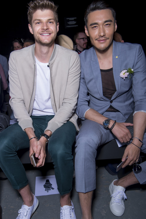 Front row at London Collections Men - Topman Design SS17 Show