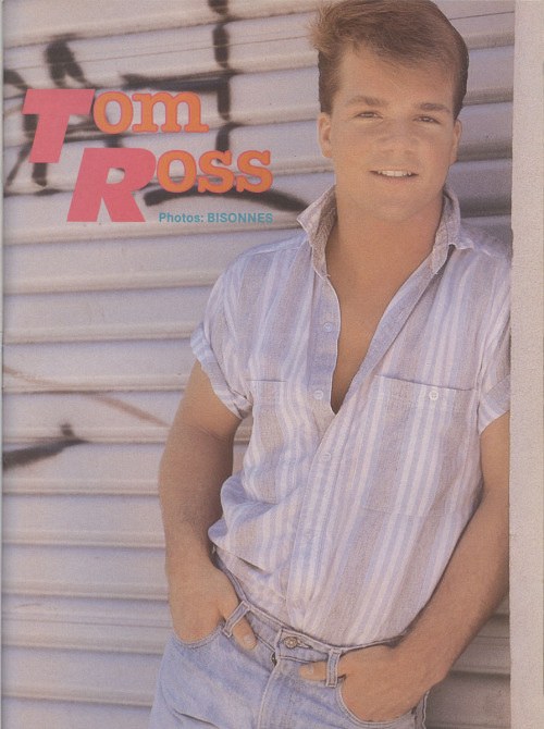 From ADVOCATE MEN (Feb 1989) photo by Fred Bisonnes Model is Tom Ross