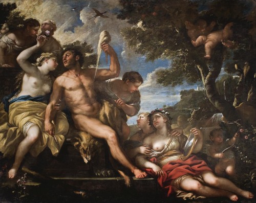 vcrfl:Luca Giordano: Hercules and Omphale, 1670.