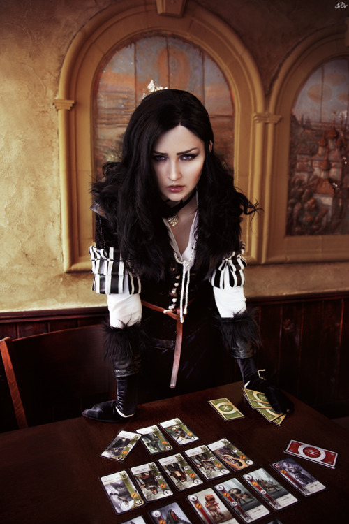 This was my third photoshoot of my Yennefer cosplay from The Witcher 3, and I’m finally happy 