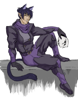 overachieversloth:   Blake Belladonna, lieutenant of the the equalist White Fang, a movement dedicated to equal rights for Faunus. For years, they have been kept as classless laborers, whose cursed status denies them the right of anything better.  Part