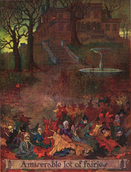 danskjavlarna:  “A miserable lot of fairies.”  From The Fairy who Believed in Human Beings, written and illustrated by Gertrude Alice Kay, 1918. My Strange & Unusual Site | Books | Videos | Music | Etsy 