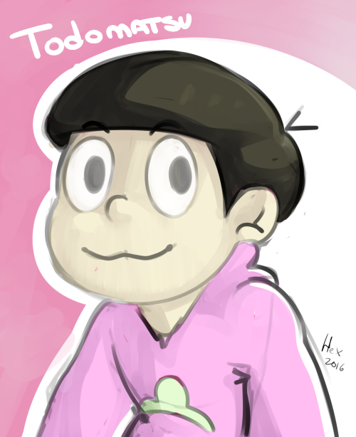 A Todomatsu I drew to get started with the day. 