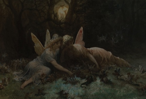  The Fairies: a scene drawn from William Shakespeare by Gustave Doré, 1873 ~source: vk.com/moonmotel