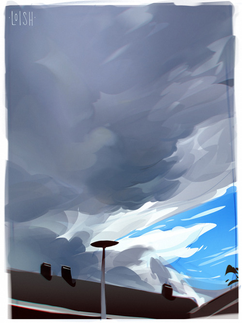Trying to challenge myself to draw landscapes and environments faster! These are some super speedy 3