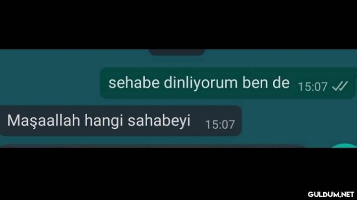 Benim kafanın çalışma...