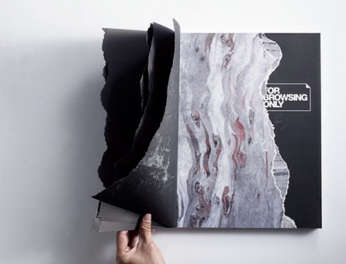 For Browsing Only by A Beautiful Design  Project focuses on unloved books, those that remained on th
