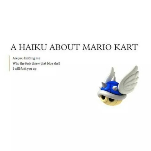 itsstuckyinmyhead: Mario Kart and Tumblr