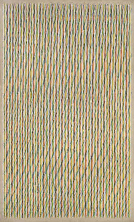 thatsbutterbaby:  Piero Dorazio  (Italian, 1927-2005).  Jeu flamand aussi, 1964.  Oil on canvas / 145 x 89 cm.                                     