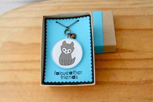 I just released six new necklace designs for my etsy shop, Fairweather Friends! They started with il
