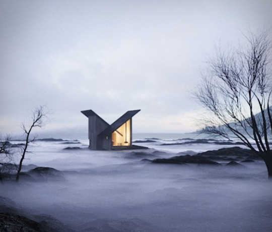 goodwoodwould:Good wood - this beauty is a modern take on the classic Italian mountain cabin, so thank God for modernity, as this is stunning. Aptly named ‘The Mountain Refuge’ by Italian architects Massimo Gnocchi and Paolo Danesi.