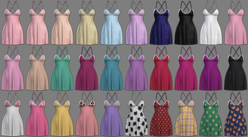 eunosims:slip dress & frill chokerslip dress  Download (Early Access) June 30frill choker 