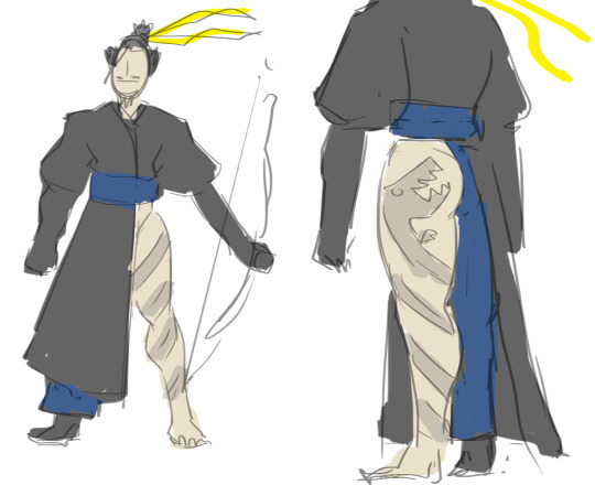 otherwindow:  otherwindow:    reverse hanzo where he’s got two robot arms and a pound of butt cheek hanging out      RYU GA WAGA LEGGY TOE KURAU 