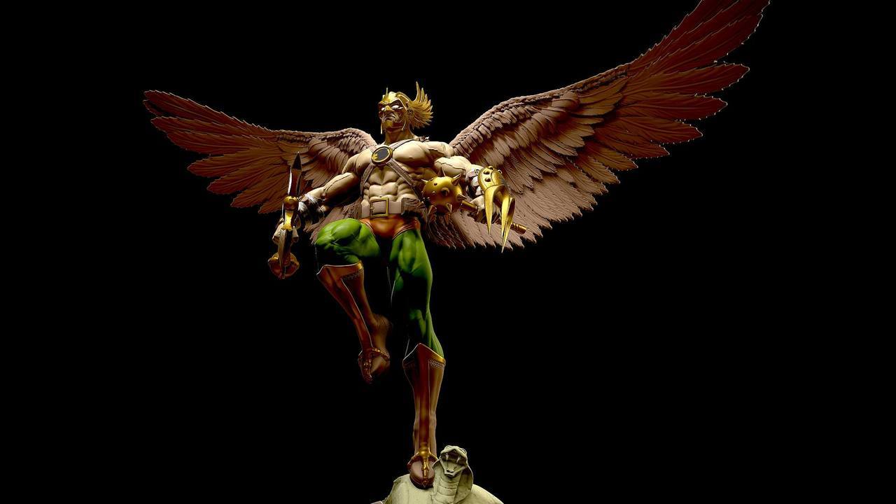 Cvlt of the Pop Cvlture — Hawkman digital statue by IceBreaker 