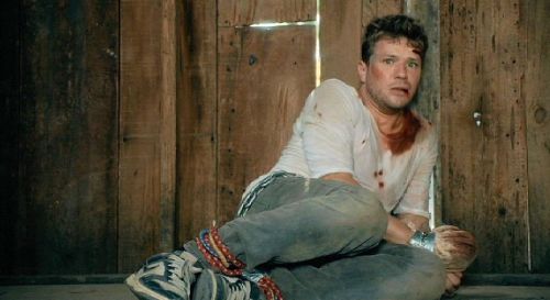 captiveinsocks:ropermike:Ryan Phillippe in Catch Hell (2014)If only a gag…