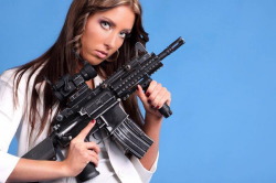 girlandguns:  Girl With Gun http://girls-andguns.blogspot.com/ 