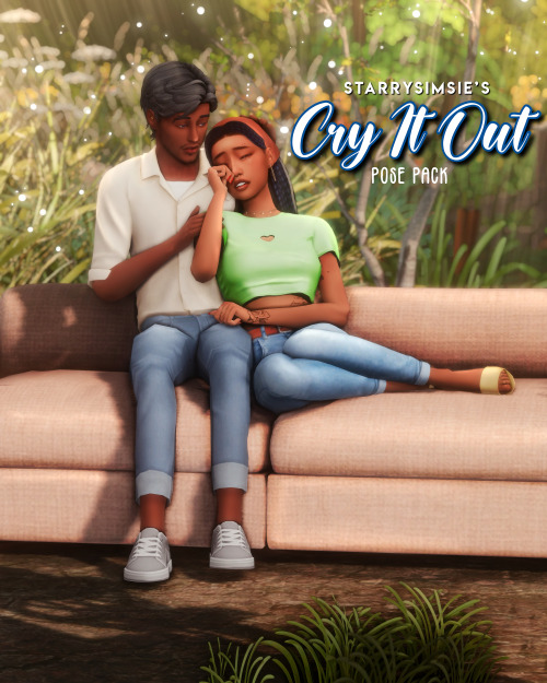  Hey everyone! Today I’m releasing my Cry It Out pose pack which contains 10 poses for 2 sims 