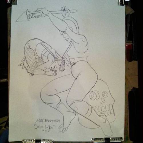 XXX Drawing Jolie La Vie at Dr.  Sketchy’s photo