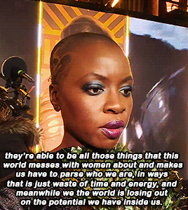 Danai Gurira  At The Black Panther European Premiere in London -“If there’sany