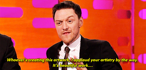 ofsassgard:  James Mcavoy &amp; Michael Fassbender view fan-art on Graham Norton