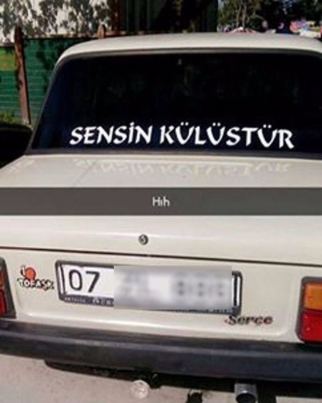 Sensin külüstür