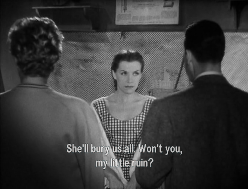 Véra Clouzot in Les Diaboliques (H.G. Clouzot, 1955)