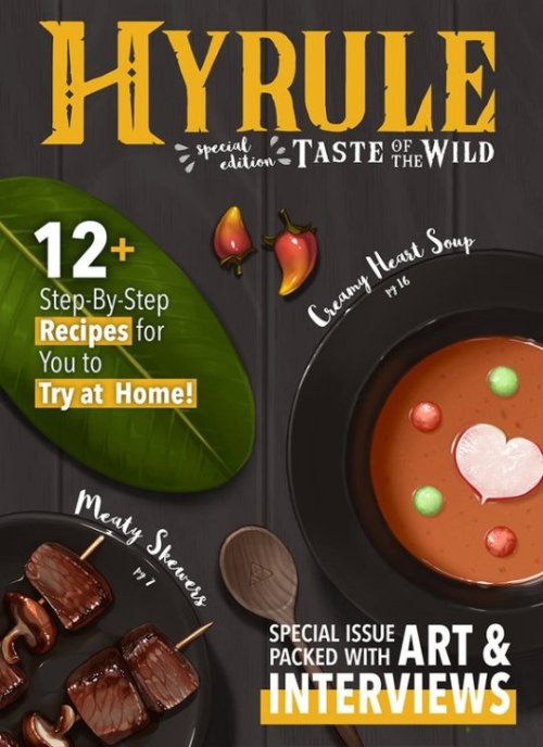 retrogamingblog: Artist Susan Lao created a fanzine called Hyrule Taste of the Wild that contains il