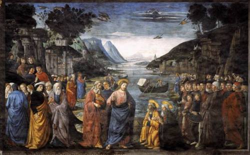 The Calling of St. Peter and St. Andrew, 1481, Domenico GhirlandaioMedium: fresco