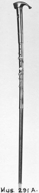 Walking-Stick Flageolet in A by Franz Schölnast, Musical InstrumentsThe Crosby Brown Collection of M