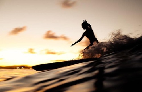 Golden hour at The Pass… • Surfer‍♀️~ unknown Pic~ @onebreath.images • • • #surfsirens #surfl